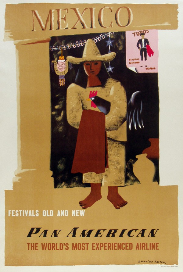 Mexico Pan American Poster by VINTAGE POSTER
